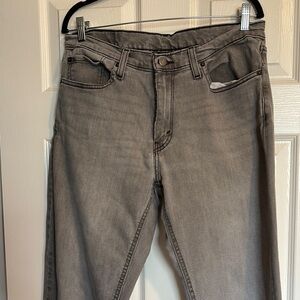 Levi's men’s gray straight leg jeans size 33x32